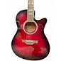 Used Crafter Guitars noble rs Crimson Red Burst Acoustic Electric Guitar