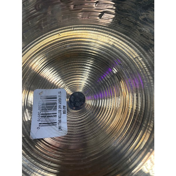 Used Zildjian 15in A Heavy Hi Hat Pair Cymbal