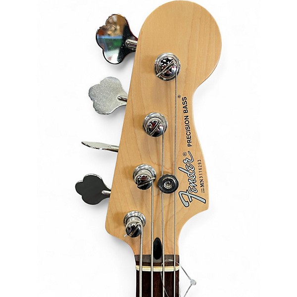 Used Fender Standard Precision Bass Black Electric Bass Guitar