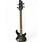 Used Squier MB4 Skull & Crossbones Black Electric Bass Guitar