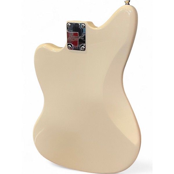 Used Squier jazzmaster J Mascis Vintage White Solid Body Electric Guitar