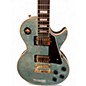 Used Epiphone Les Paul Custom Green Solid Body Electric Guitar