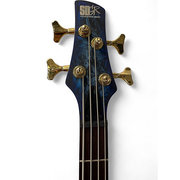 Used Ibanez SR300EDX Satin Blue Electric Bass Guitar