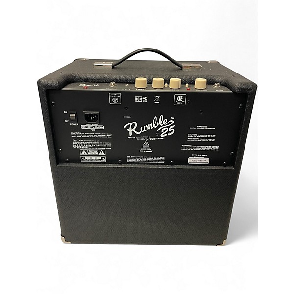 Used Fender Rumble 25 Bass Combo Amp