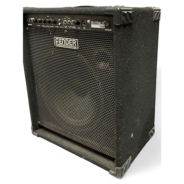 Used 2000s Fender Rumble 100 1x15 100W Bass Combo Amp