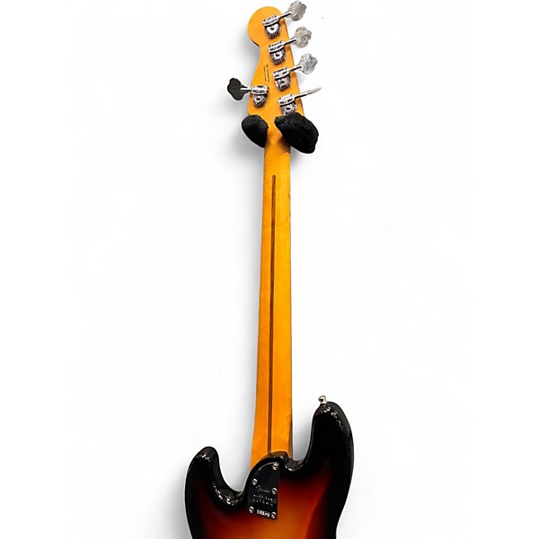 Used 2024 Fender American Ultra Jazz Bass V 3 Color Sunburst Electric Bass Guitar