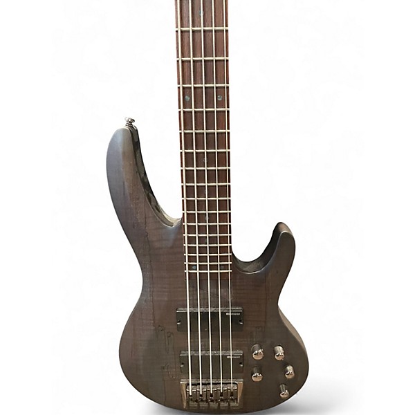 Used ESP LTD B205SM 5 String Black Electric Bass Guitar