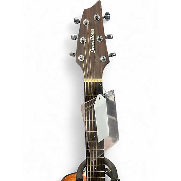 Used Breedlove Discovery Concert Cutaway Natural Acoustic Electric Guitar
