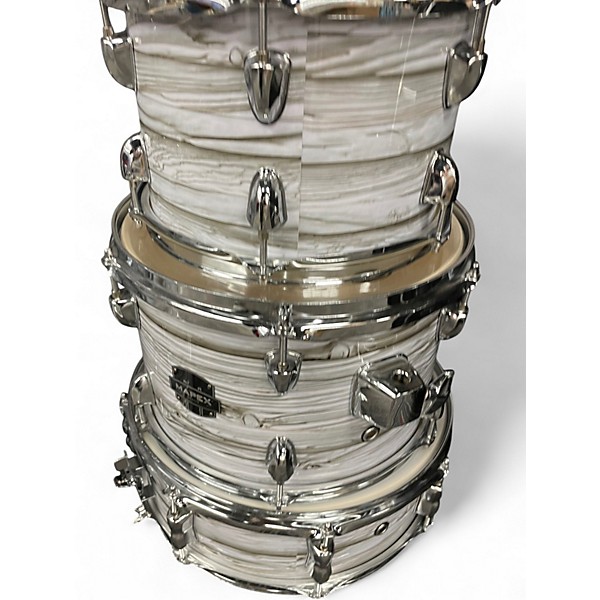 Used Mapex 5 Piece Venus White Marblewood Drum Kit