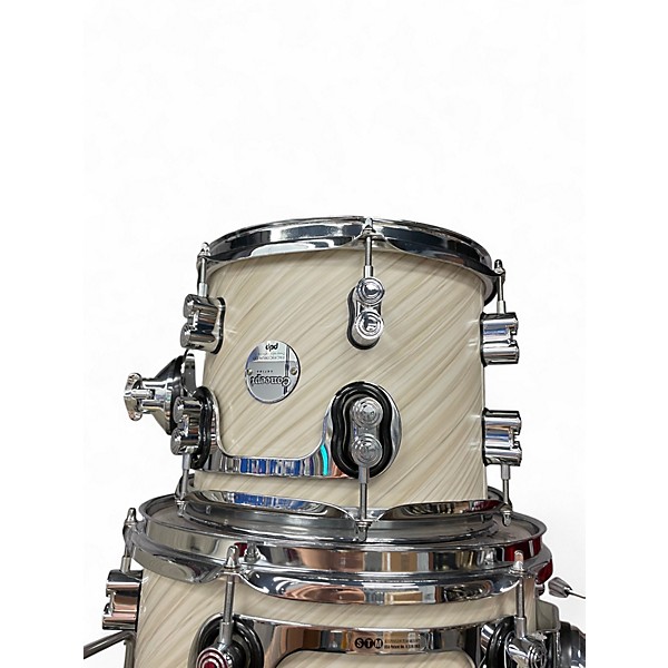 Used PDP by DW 4 Piece Concept Series Twisted Ivory Drum Kit