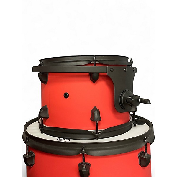 Used SJC Drums 3 Piece Pathfinder Firecracker Red Drum Kit