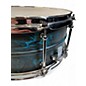 Used Pork Pie 6.5X14 brass patina blue patina Drum