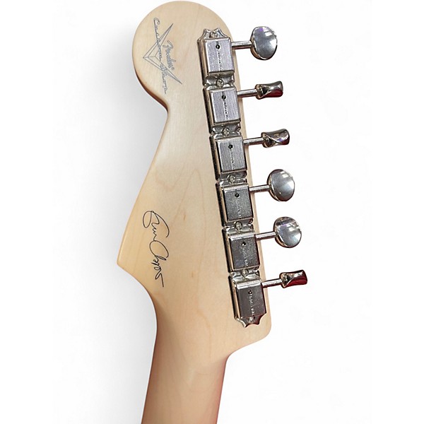 Used Fender Custom Shop Artist Series Eric Clapton Stratocaster Mercedes Blue Solid Body Electric Guitar