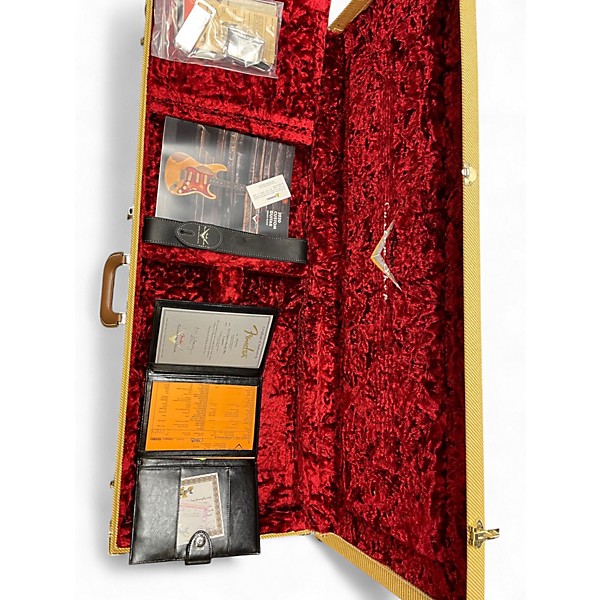 Used Fender Custom Shop Artist Series Eric Clapton Stratocaster Mercedes Blue Solid Body Electric Guitar