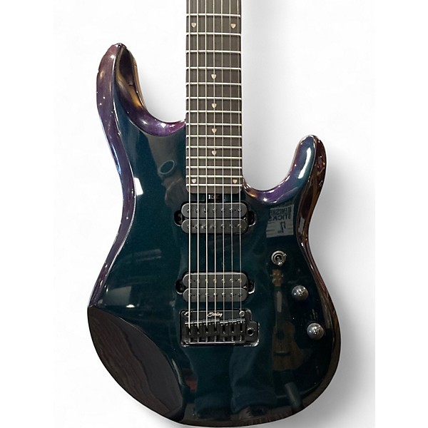 Used Sterling by Music Man JP70 John Petrucci Signature Trans Purple Solid Body Electric Guitar