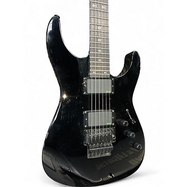 Used 2025 ESP LTD KH602 Kirk Hammett Signature Black Solid Body Electric Guitar