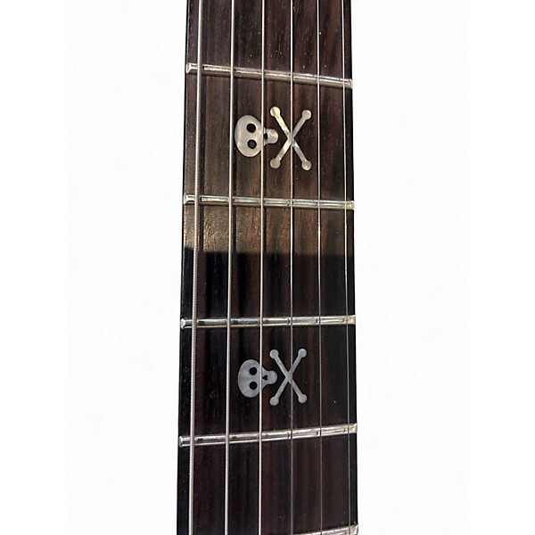 Used 2025 ESP LTD KH602 Kirk Hammett Signature Black Solid Body Electric Guitar