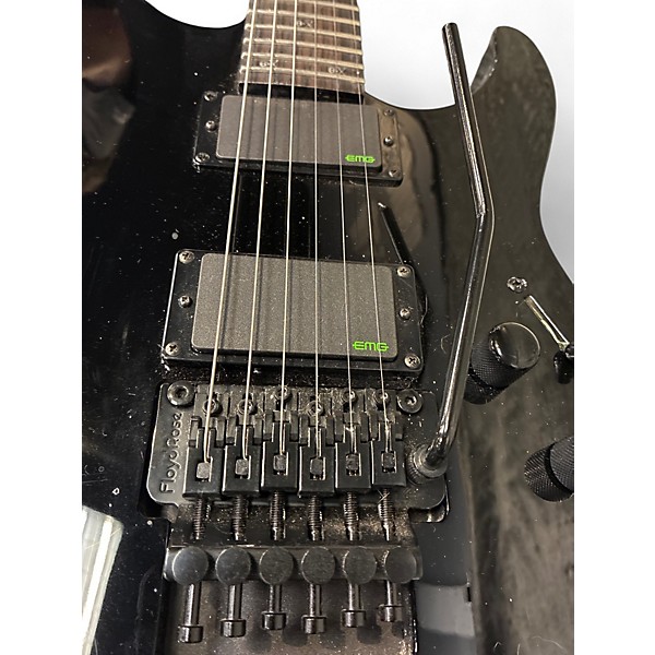 Used 2025 ESP LTD KH602 Kirk Hammett Signature Black Solid Body Electric Guitar