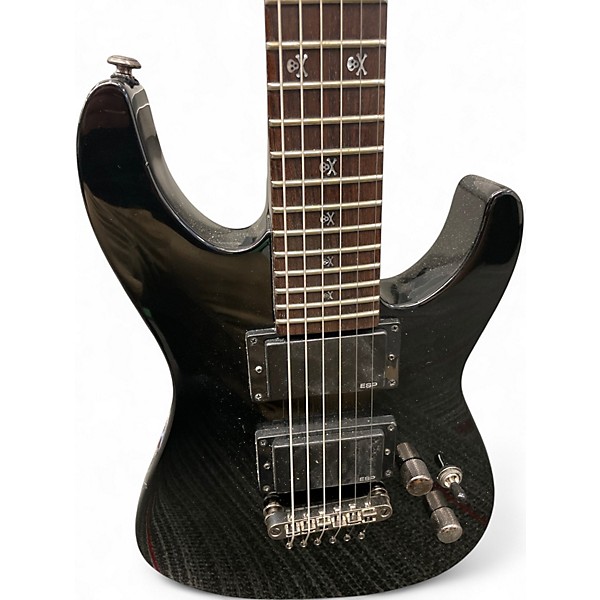 Used ESP LTD KHJR Black Solid Body Electric Guitar