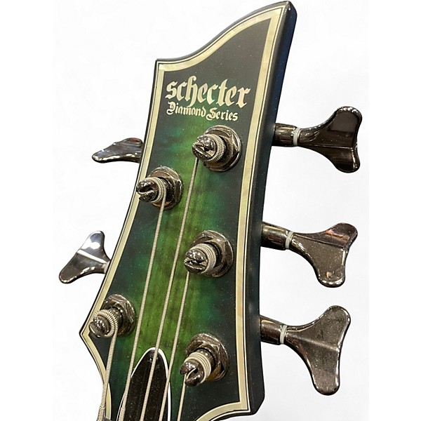 Used 2020s Schecter Guitar Research Omen Extreme 5 String 3 Color Sunburst Electric Bass Guitar