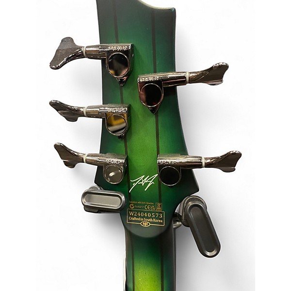 Used 2020s Schecter Guitar Research Omen Extreme 5 String 3 Color Sunburst Electric Bass Guitar