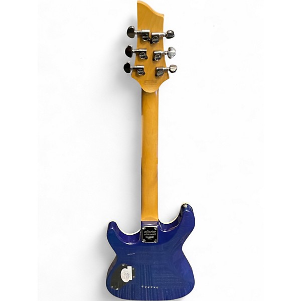 Used Schecter Guitar Research Omen Extreme 6 Trans Blue Solid Body Electric Guitar