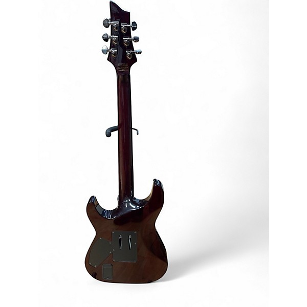 Used Schecter Guitar Research Hellraiser C-1 FR Black Cherry Solid Body Electric Guitar