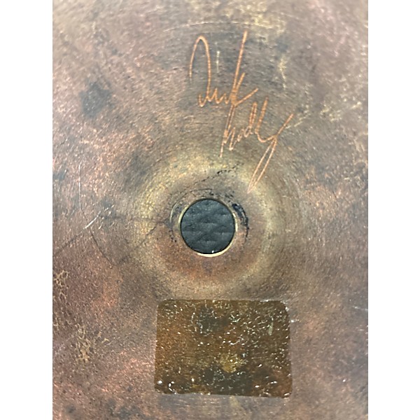 Used MEINL 14in BYZANCE Serpents hi hat top Cymbal