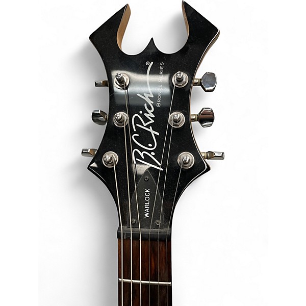 Used B.C. Rich Warlock Black Solid Body Electric Guitar