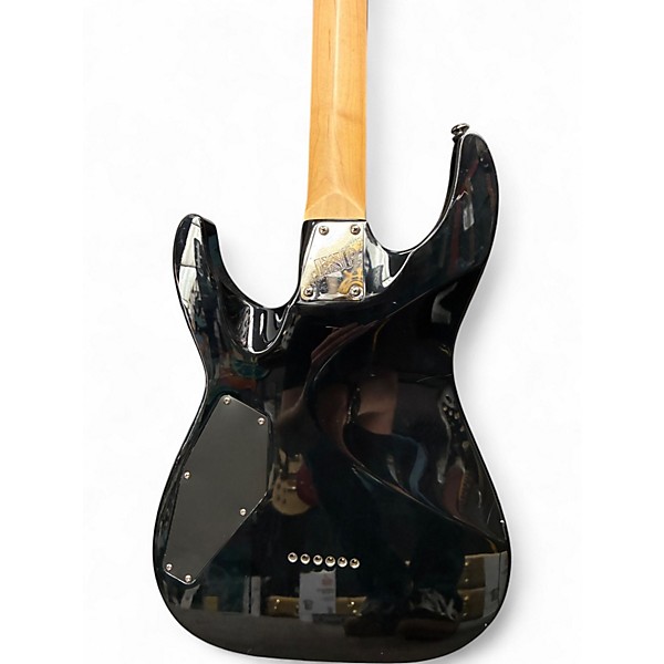 Used ESP LTD MH100QMNT Black Solid Body Electric Guitar