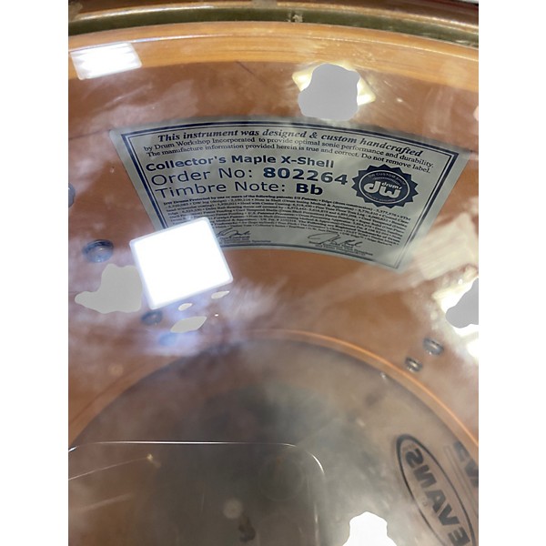 Used DW 3 Piece Collector's Series White Twist Drum Kit