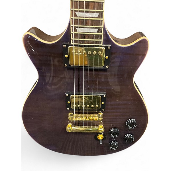 Used Epiphone Genesis Deluxe Pro Midnight Ebony Solid Body Electric Guitar