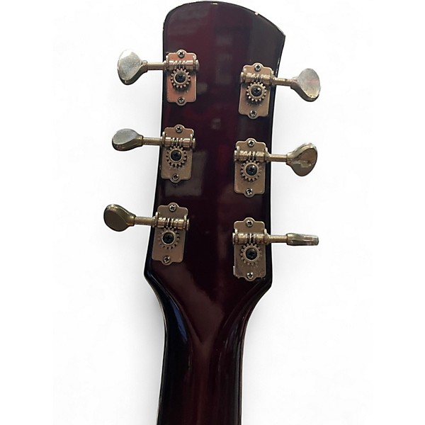 Vintage 1960s Yamaha SA30 3 Tone Sunburst Hollow Body Electric Guitar