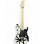 Used 2023 EVH Striped Series Black and White Solid Body Electric Guitar