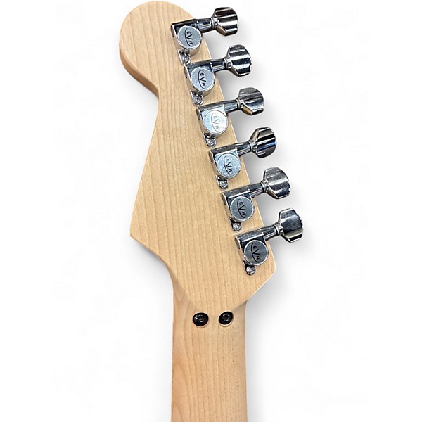 Used 2023 EVH Striped Series Black and White Solid Body Electric Guitar