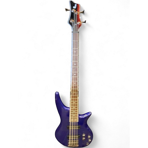 Used 2022 Jackson SPECTRA JS3 Blue Onyx Electric Bass Guitar