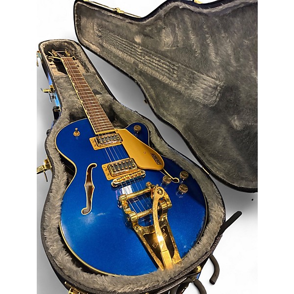 Used Gretsch Guitars G5655TG Cerulean Blue Hollow Body Electric Guitar