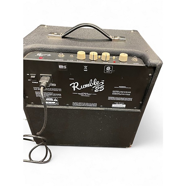 Used Fender Rumble 25 25W 1x8 Bass Combo Amp