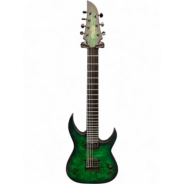 Used 2018 Schecter Guitar Research KM-7 MK-III Toxic Smoke Solid Body Electric Guitar