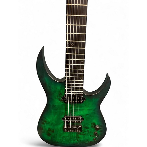 Used 2018 Schecter Guitar Research KM-7 MK-III Toxic Smoke Solid Body Electric Guitar