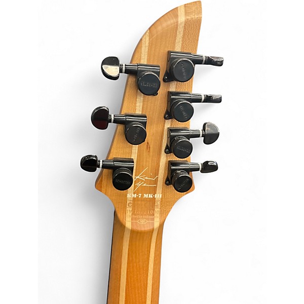 Used 2018 Schecter Guitar Research KM-7 MK-III Toxic Smoke Solid Body Electric Guitar