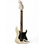 Used Squier Contemporary Active Stratocaster HH Black and White Solid Body Electric Guitar thumbnail