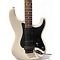 Used Squier Contemporary Active Stratocaster HH Black and White Solid Body Electric Guitar