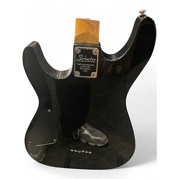 Used Schecter Guitar Research Omen 6 Black Solid Body Electric Guitar