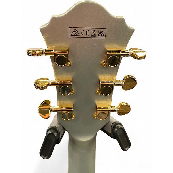 Used 2025 Ibanez AS73G MOONSTONE SILVER Hollow Body Electric Guitar