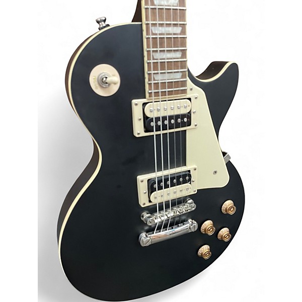 Used Epiphone Les Paul Classic Worn Ebony Solid Body Electric Guitar