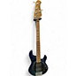 Used Ernie Ball Music Man Stingray HH 5 String Baltic Blue Electric Bass Guitar thumbnail