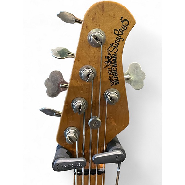 Used Ernie Ball Music Man Stingray HH 5 String Baltic Blue Electric Bass Guitar