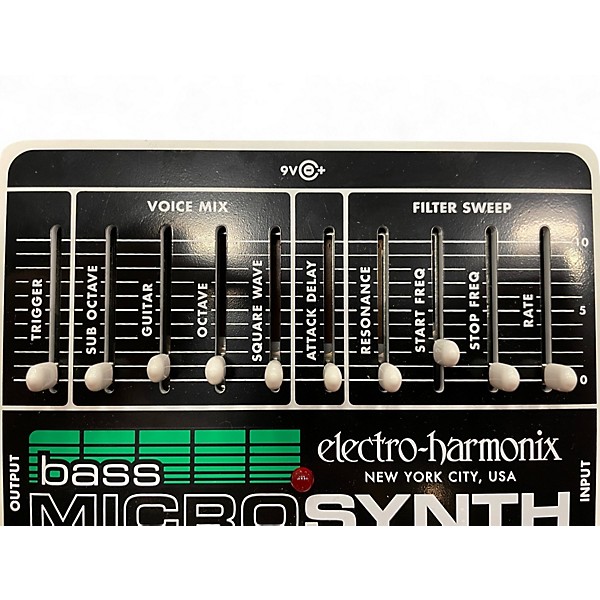 Used Electro-Harmonix Bass Micro Synth Bass Effect Pedal