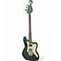 Used Squier Paranormal Rascal Sherwood Green Electric Bass Guitar thumbnail